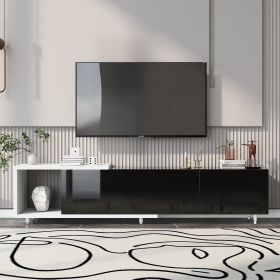 Stylish TV Cabinet 80+inch (Gray: Black)