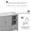 36" Bathroom Vanity with Ceramic Basin