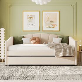 Daybed Sofa w/ Trundle (Gray: Beige)