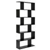 6 Tier S-Shaped Bookshelf