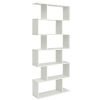 6 Tier S-Shaped Bookshelf