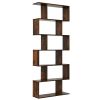 6 Tier S-Shaped Bookshelf