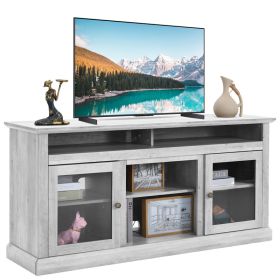 Vintage Wooden TV Cabinet (Colour: FTTS0381 grey)