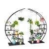 5-Layer Semi-Circle Shelves w/ Hooks