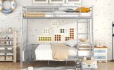 Queen-Size Metal Bunk Bed