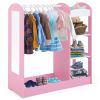 Kids Dress Up Storage with Mirror