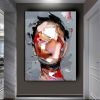 Hand Painted Oil Painting Abstract Portrait On Canvas