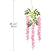 Artificial Hanging Wisteria Plants