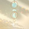 1pc Acrylic Sun & Moon Metal Chain Decoration