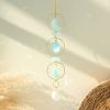 1pc Acrylic Sun & Moon Metal Chain Decoration