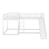 Full and Twin Size L-Shaped Bunk Bed