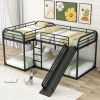 Full and Twin Size L-Shaped Bunk Bed