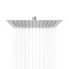 8in. x 8in. High Pressure Rainfall Shower Head