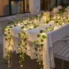 Artificial Ivy w/ LED String Lights