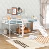 Full and Twin Size L-Shaped Bunk Bed