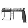 Full and Twin Size L-Shaped Bunk Bed