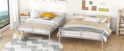 Queen-Size Metal Bunk Bed