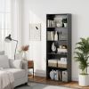 5-Shelf Wood Bookcase