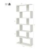 6 Tier S-Shaped Bookshelf