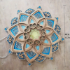 Mandala Wooden Decorative Lamp