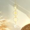 1pc Acrylic Sun & Moon Metal Chain Decoration