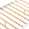 Full Size White Wooden Bed Frame with Underbed Storage Drawers - Ultimate Practicality and Comfort, Perfectly Fits Any Home Decor