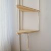 Woven Triangle Shelves Wall Decor