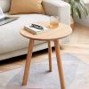 Solid Oak Round Side Table