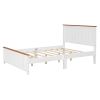 Full Size Platform Bed w/ Rectangular Headboard and Footboard