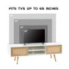 55" TV Rattan Cabinet