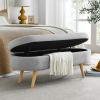 Oval Ottoman Storage Bench