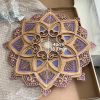 Mandala Wooden Decorative Lamp