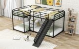 Full and Twin Size L-Shaped Bunk Bed