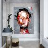 Hand Painted Oil Painting Abstract Portrait On Canvas