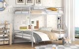 Queen-Size Metal Bunk Bed