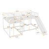 Full and Twin Size L-Shaped Bunk Bed