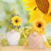 Handmade Summer Sunflower Gnomes Faceless Plush Doll