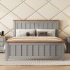 Full Size Platform Bed w/ Rectangular Headboard and Footboard