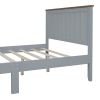 Full Size Platform Bed w/ Rectangular Headboard and Footboard