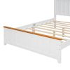 Full Size Platform Bed w/ Rectangular Headboard and Footboard