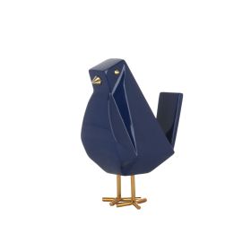 Bird Sculpture (Color: Navy Blue)